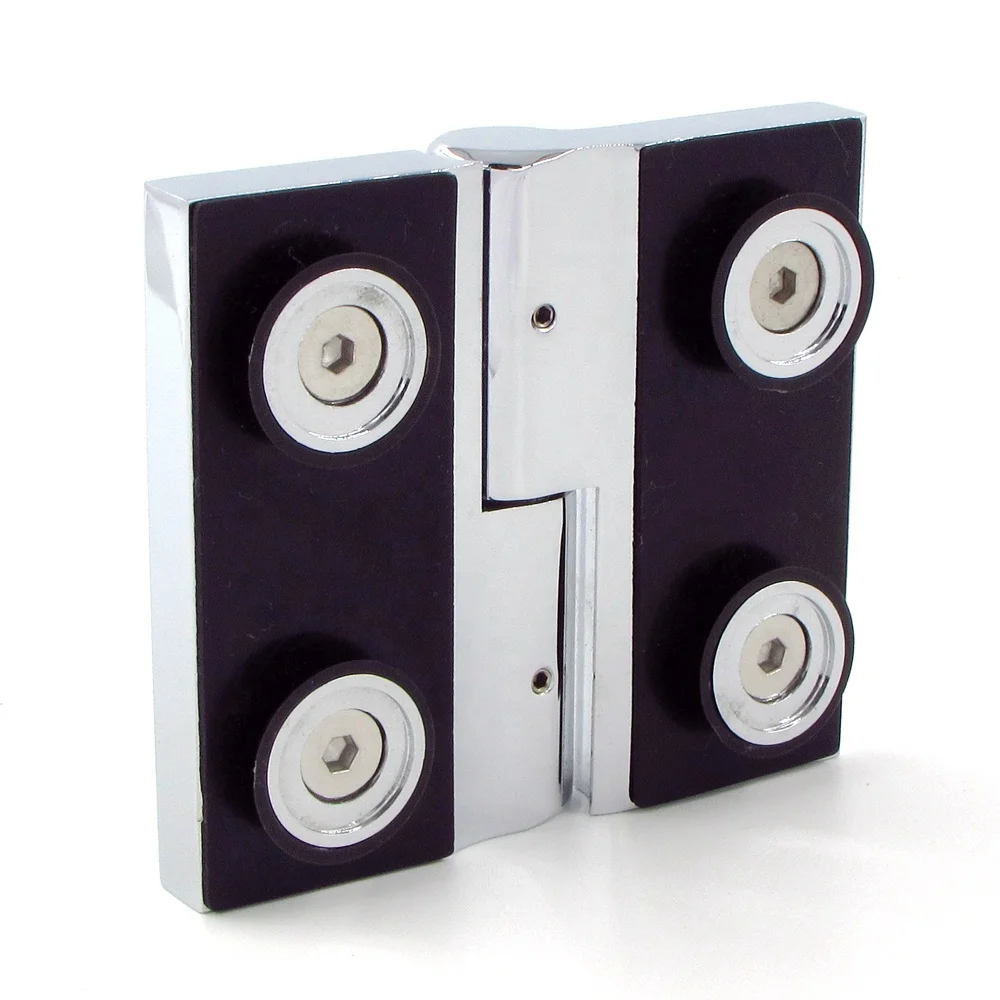 Bathroom hardware accessories brass 180 degrees glass to glass shower door lifting hinge types