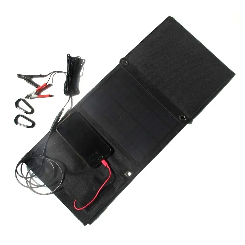 solar mobile charger portable 18W Monocrystalline Silicon Solar Panel Grade A Solar Cells Battery Charger for iPhone/Car