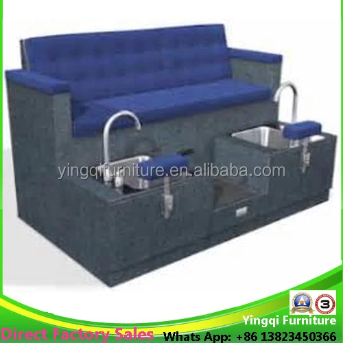 Double pedicure equipment salon chair pedicure station