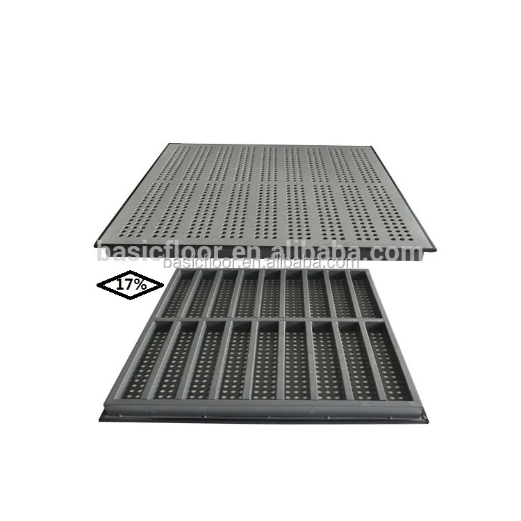 
Wholesale anti-static access flooring tile steel perforated raised floor 