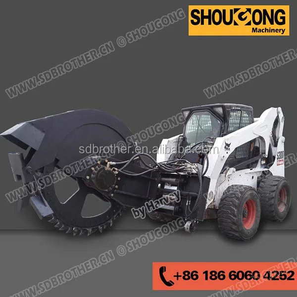 Micro Trenching Machine Fiber Optic Cable Burying