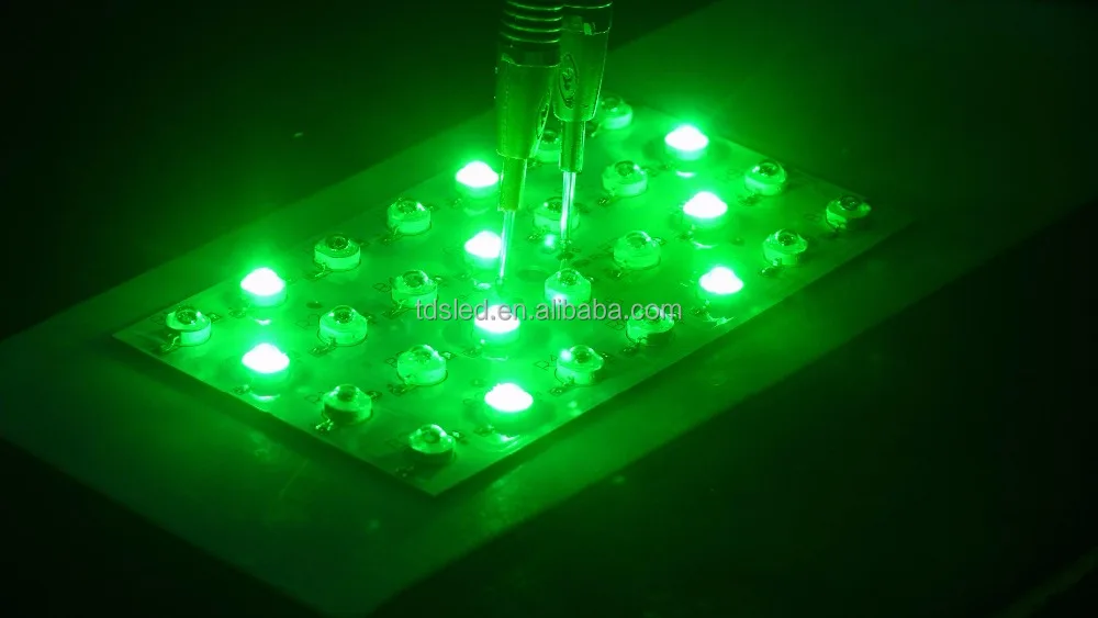 550nm 560nm 565nm 3W green high power led chip with heatsink