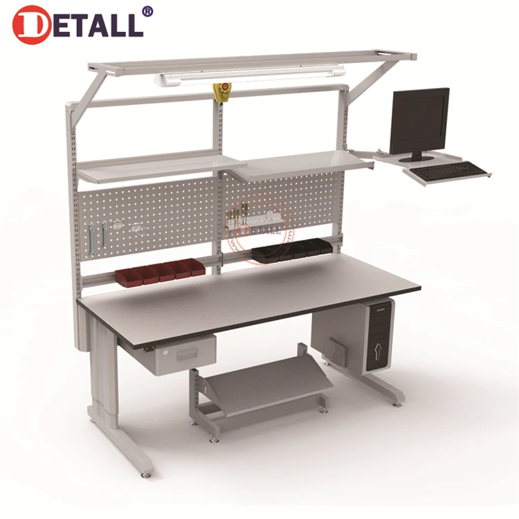 Detall Technician electronics workbench for researching
