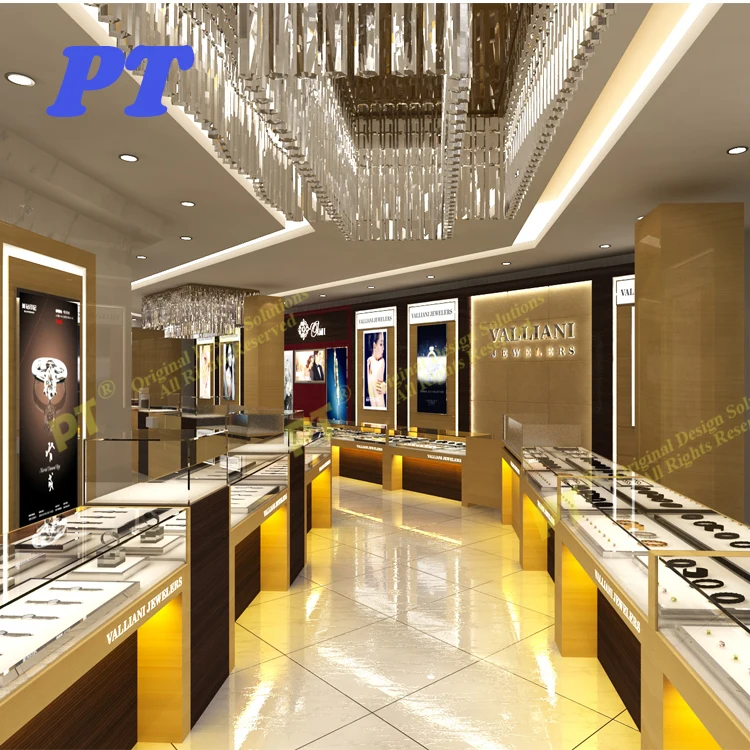 Luxury Jewellery Shop Furniture Showroom Exterior Design In India Mdf Jewelry Gold Cabinet