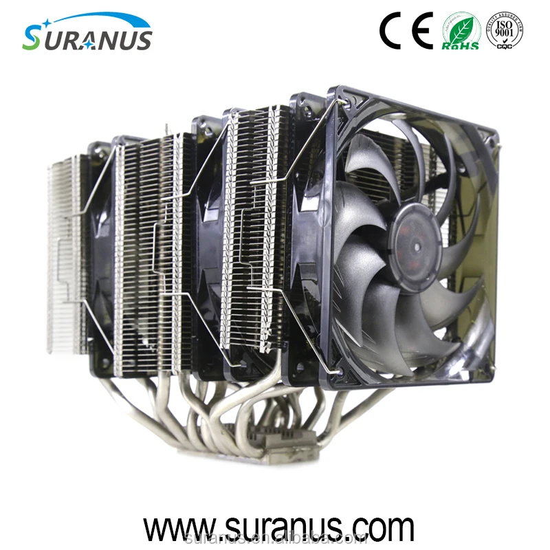 
12v dc Aluminum Heatsink Copper Heatpipes CPU Cooling Cooler Fan 