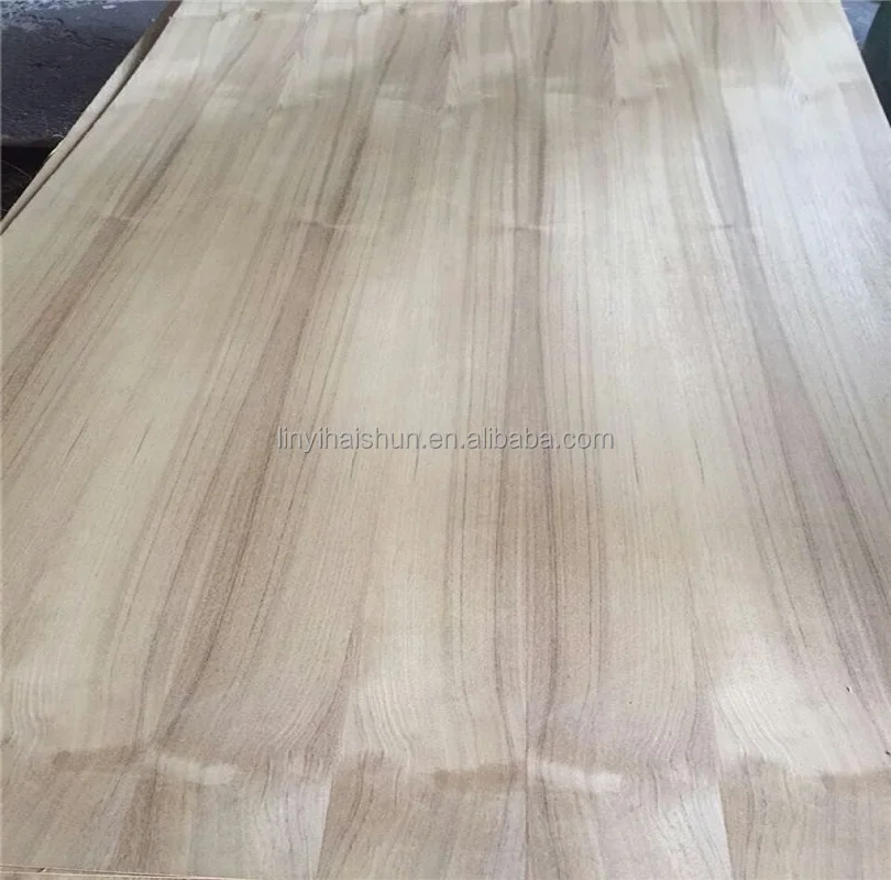 12mm Natural Teak veneer fancy plywood for sale
