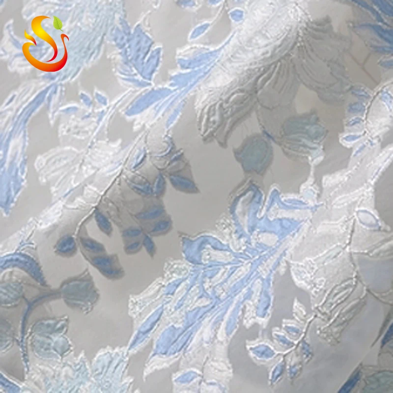 
Wholesale customized high - grade silk jacquard fabrics 