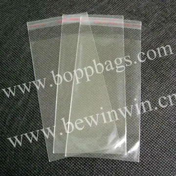 Biodegradable Transparent OPP Bags Reusable Hang Hole Polybags with Offset Printing Plastic Polybags