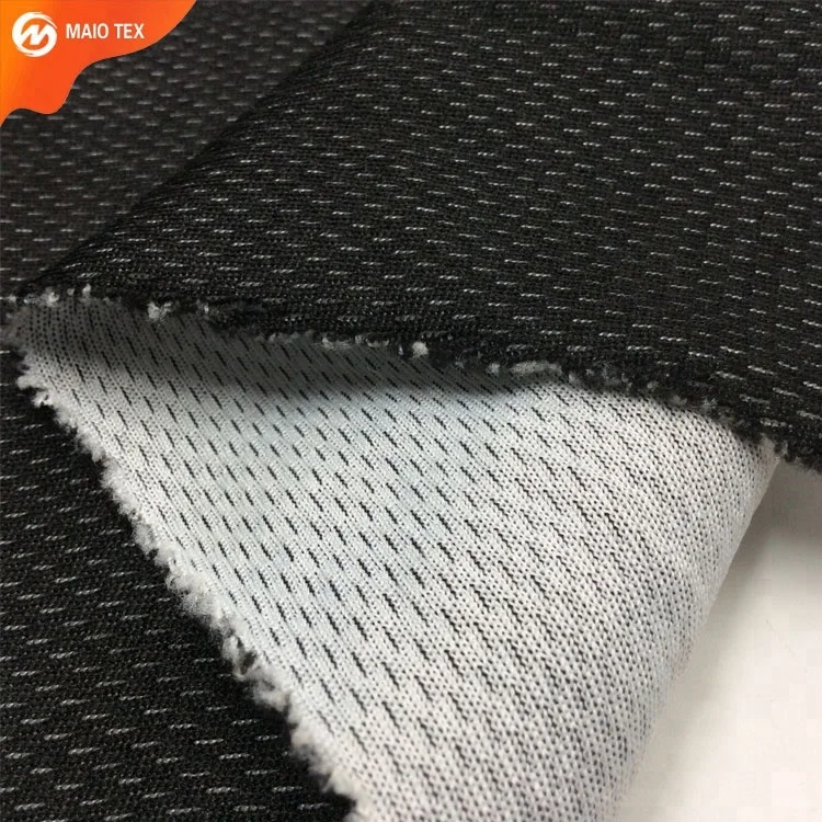
coolmax quick dry weft knitted 100%polyester bird eye mesh fabric for sportswear moisture wicking 