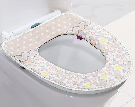 Toilet Seat Cover Sticky Portable and Washable Warm Toilet Seat Cushion/hygienic toilet seat