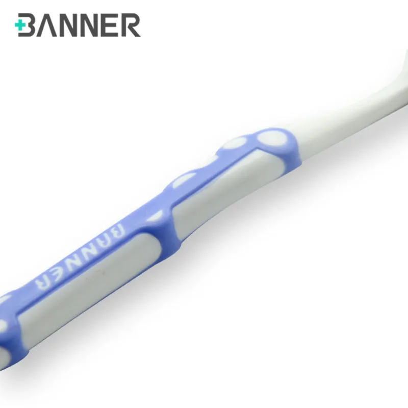 2023 New Design Fashion Gum Massage Tooth Brush Hotel Portable Plastic Handle Toothbrush With Extra Soft Bristles