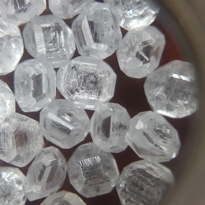 Top Quality White HPHT Uncut lab Grown Diamond in Bigh Size