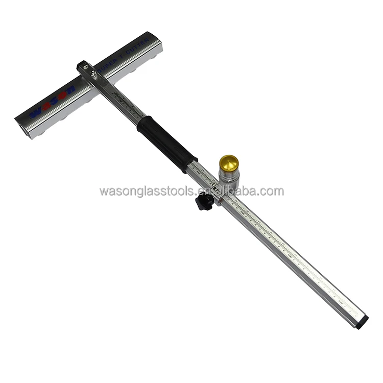 Quality t shaped glass cutter for cutting 2-19mm glass with toyo glass cutter head