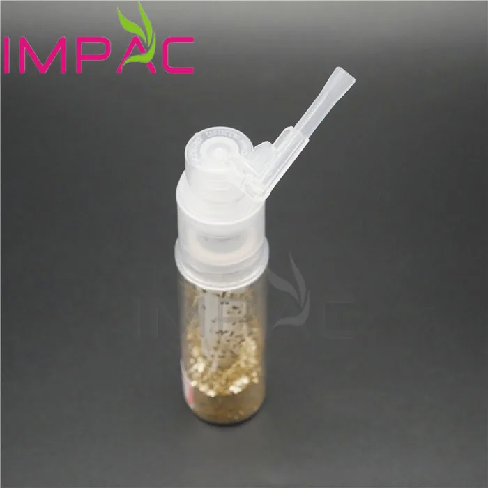 Plastic customizable pepper spray bottle with body shimmer sprayer 25ml