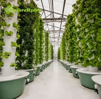 Greenhouse vertical aeroponic tower vertical garden