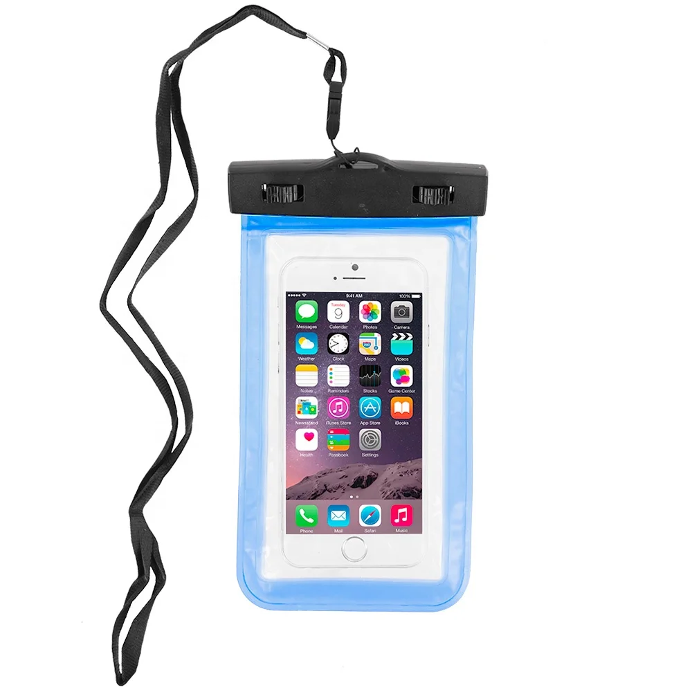 Hot products high quality custom water proof cell phone pouch mobile phone PVC waterproof bag for promotional gift
