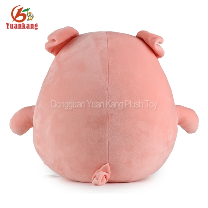Factory Wholesale Plush Toy Stuffed Animal Toy Comfortable Plush Egg-shaped Animal Soft Pig Toy