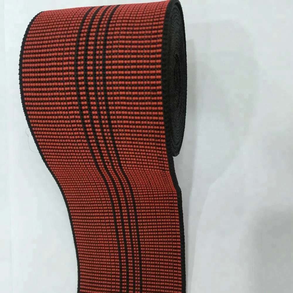 Elastic webbing for back