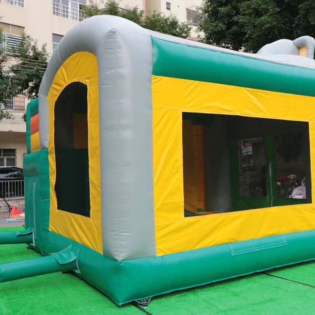 Customized design 16.4*13ft elephant kids jumper inflatable bouncy castle inflatable bouncer house for rental