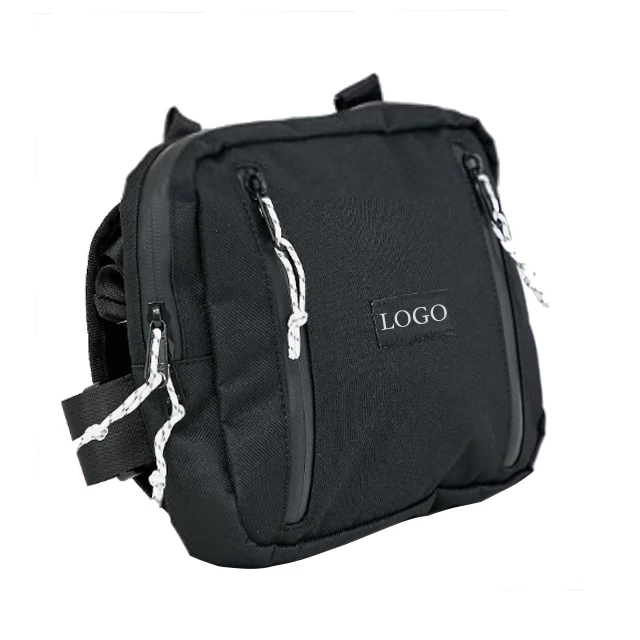 Custom waterproof nylon Sling Bag polyester logo Unisex Mens harness Bag Custom Chest bag