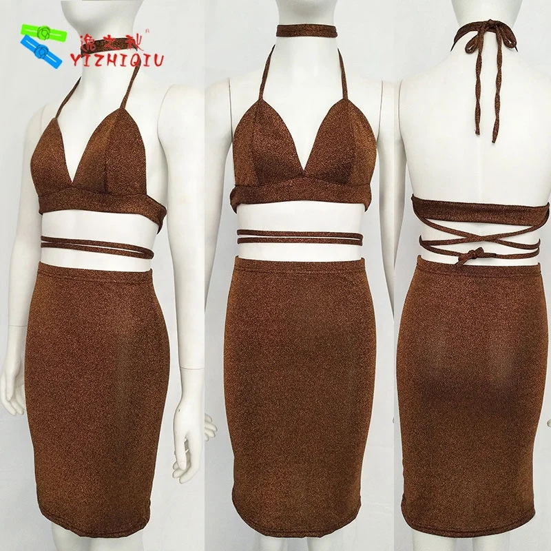 YIZHIQIU Summer Beach Wear Boho two piece set women wholesale clothing with embroidery