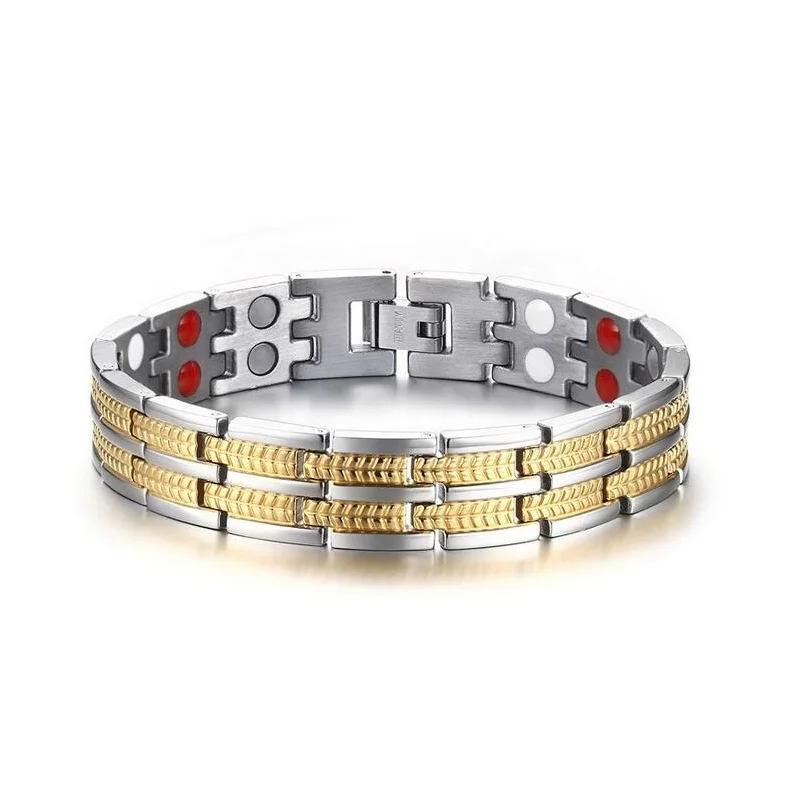 Fashionable and original design magnetic energy power germanium bracelet