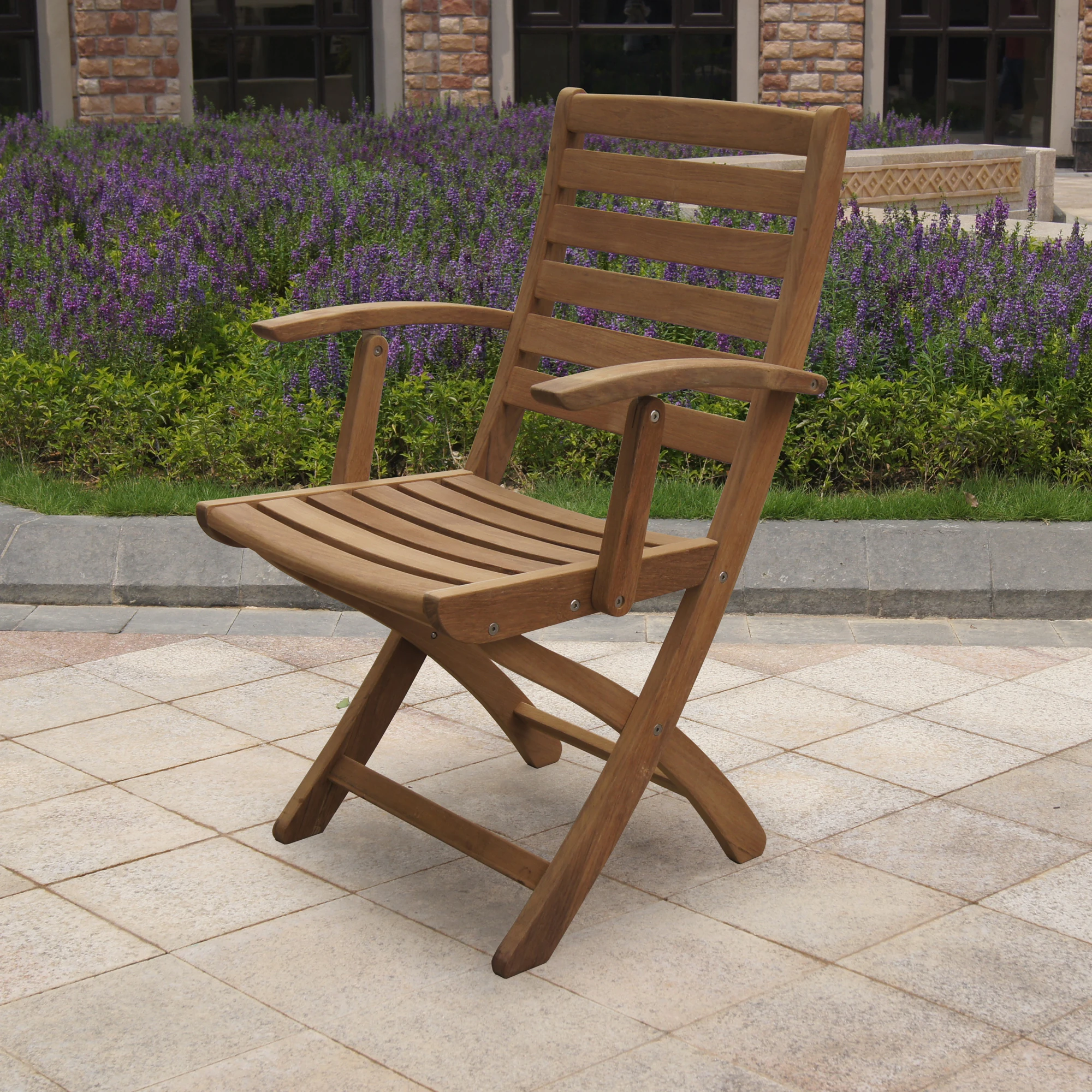 garden wooden folding chair