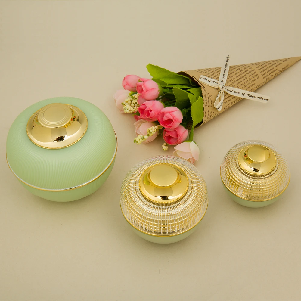 
Hengsheng Manufacture 100g 30g 20g 15g 5g personal beauty skin care cream package Cosmetic round shaped acrylic jar 