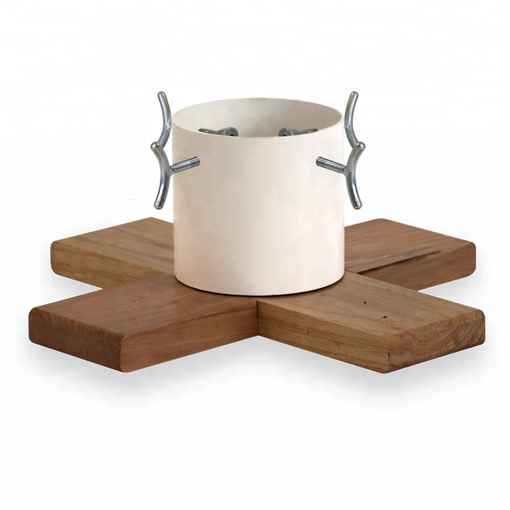 Большая деревянная подставка для рождественской елки, подходит для настоящей елки