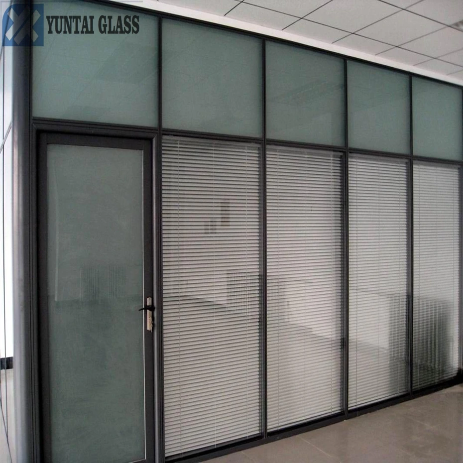 6mm+12A+6mm 5+9A+5 Solar Control Low-E  Dark Grey tinted reflective tempered insulated glass