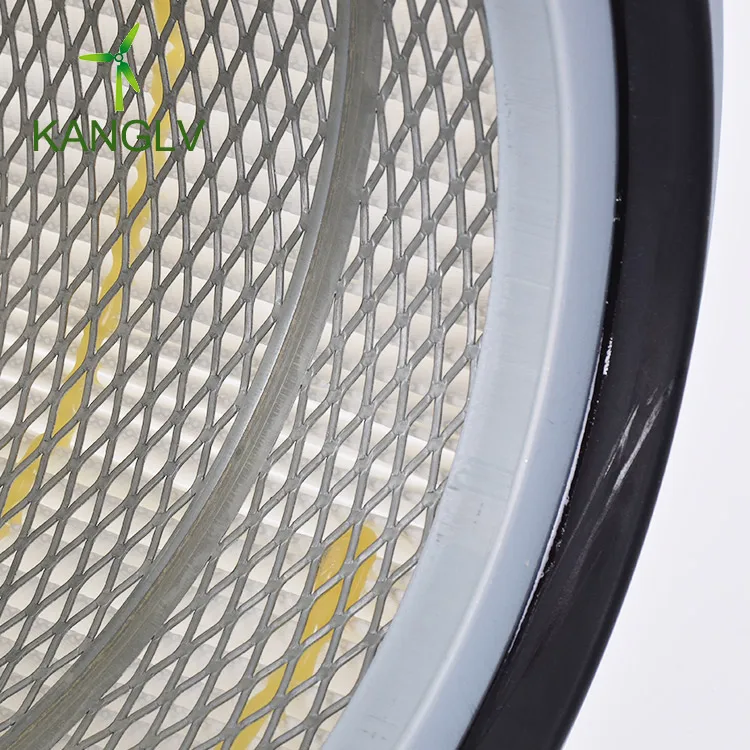 Industrial pleated filter cartridge, air filter cartridge