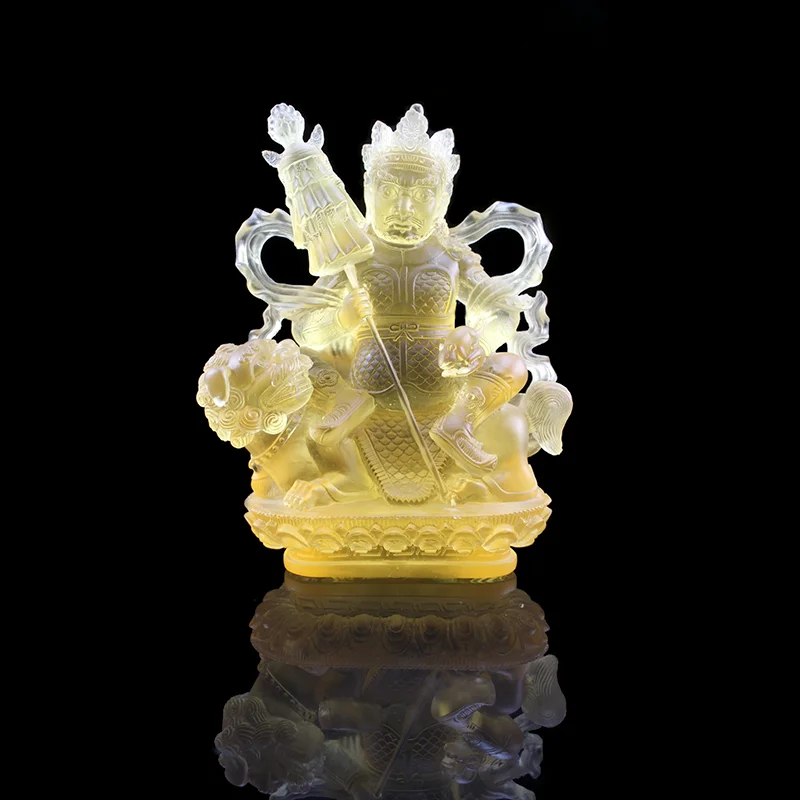 Saphire подарочные товары кварцевый кристалл статуя Будды стекло