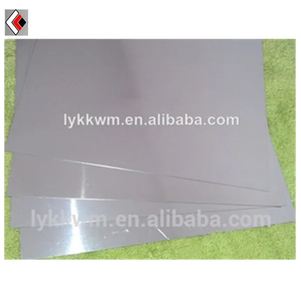 Polished molybdenum hard plate