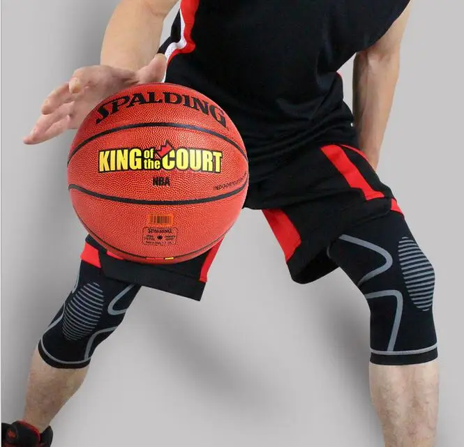 Custom Neoprene 7mm Knee Sleeves | Anti -Slip Double Silicone Gel Strips Best Grip & Stability #HX-28