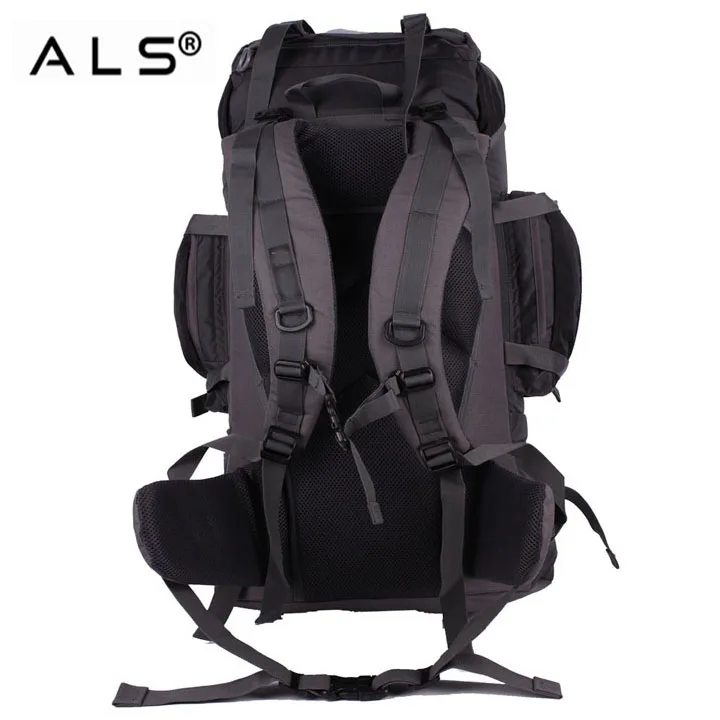 
China manufacture top quality mountain top ergonomic 60L hiking backpack 