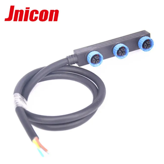 m15 IP67 светодиодного освещения водонепроницаемого 2Pin гнездового разъема