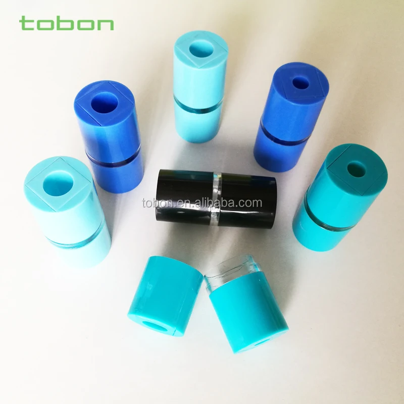 Lipstick-shaped 8mm 12mm two hole cosmetic pencil sharpener