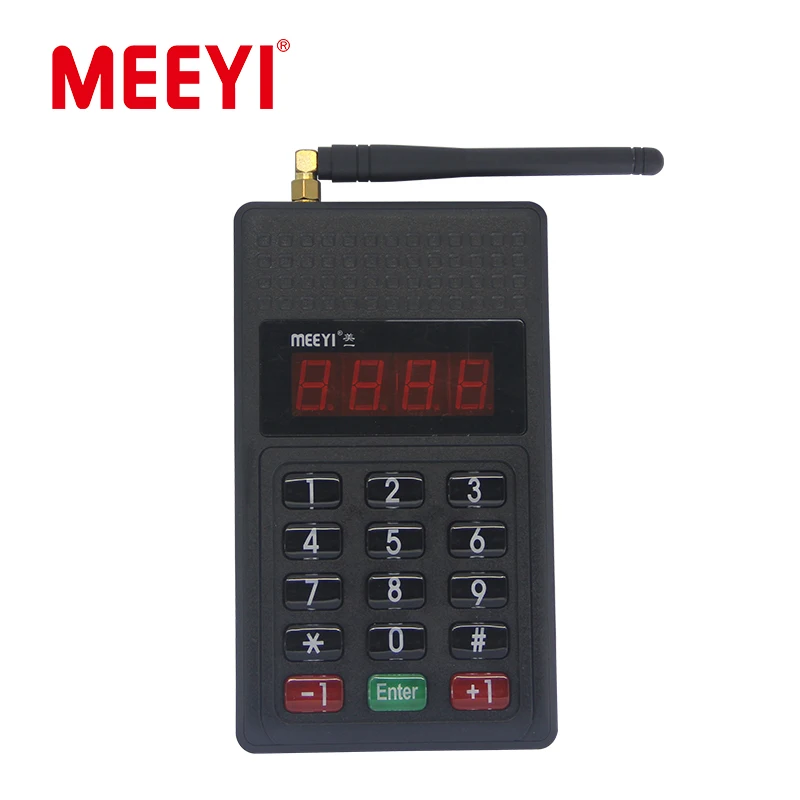 Meeyi Queuing System Restaurant Staff Call Bell System Wireless Call Pager For Customer Service