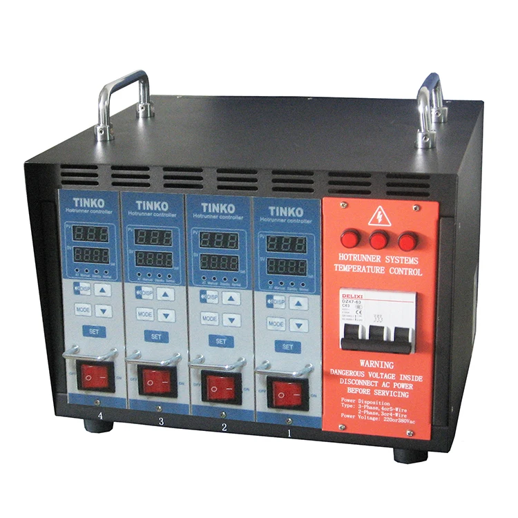 TINKO High Capacity 4 ZONES Injection Molding Machine Hot Runner Temperature Controller