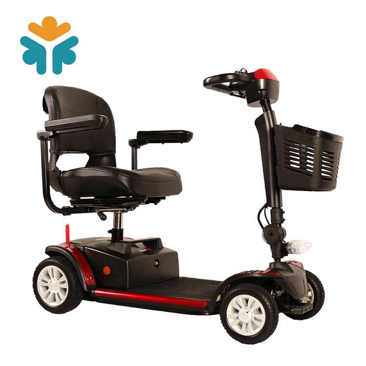 Elderly Care Products Foldable Four Wheel Handicapped Electric Scooter for Old People