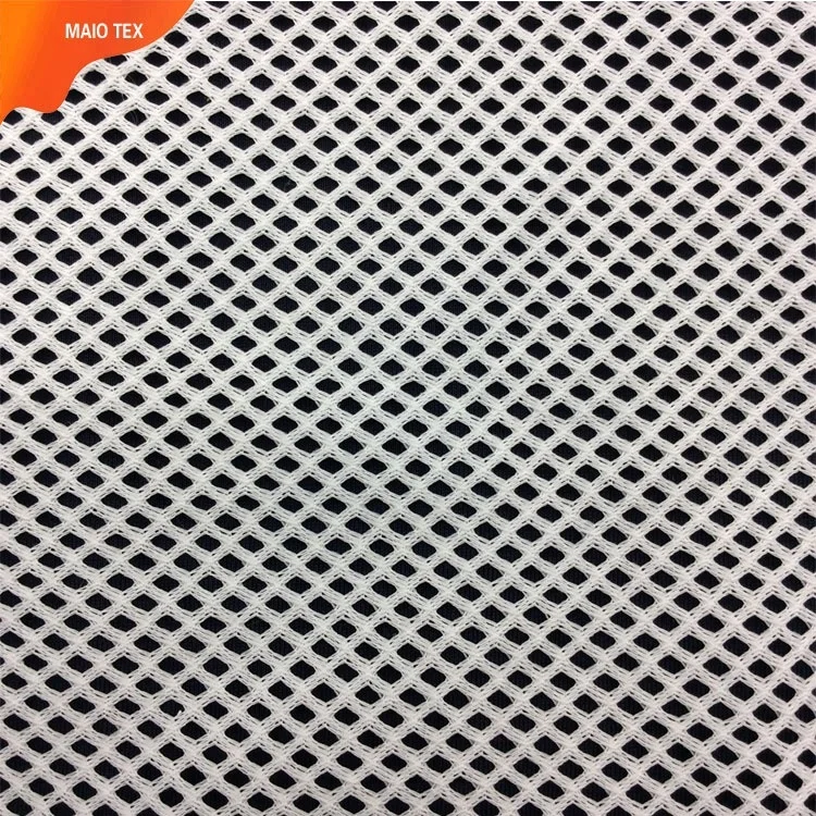 
wholesale net warp knit 100 polyester tricot mesh fabric for sportswear and jacket lining 