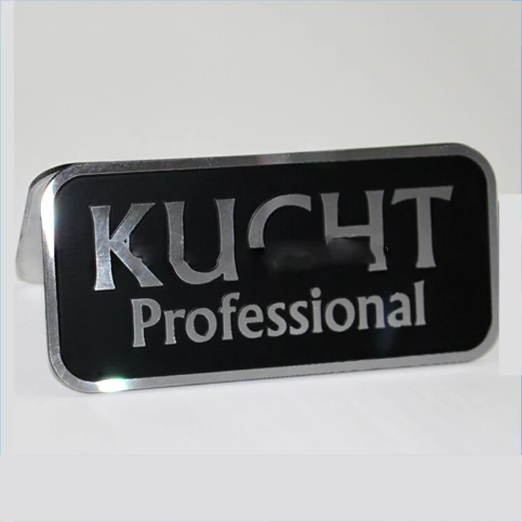 Изготовитель алюминиевых металлических табличек на заказ и логотип алмазной резки с лентой 3M