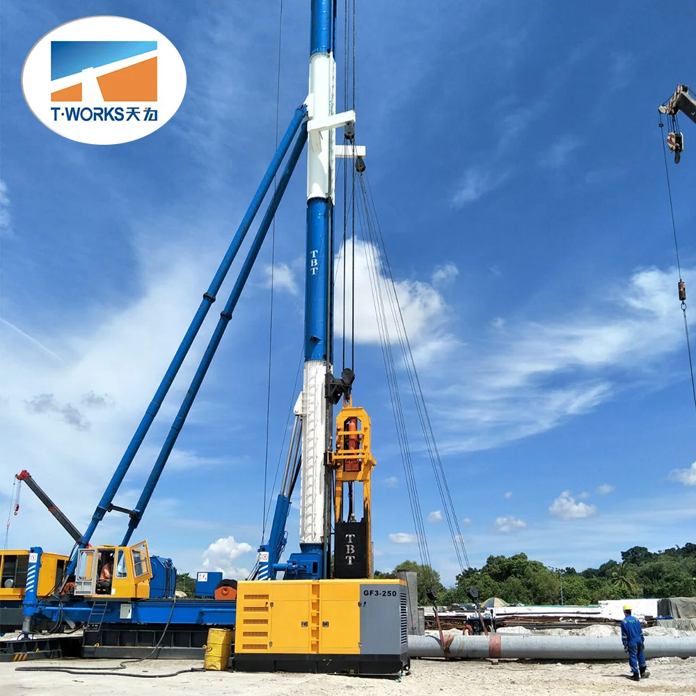 multi functional hydraulic hammer pile driver