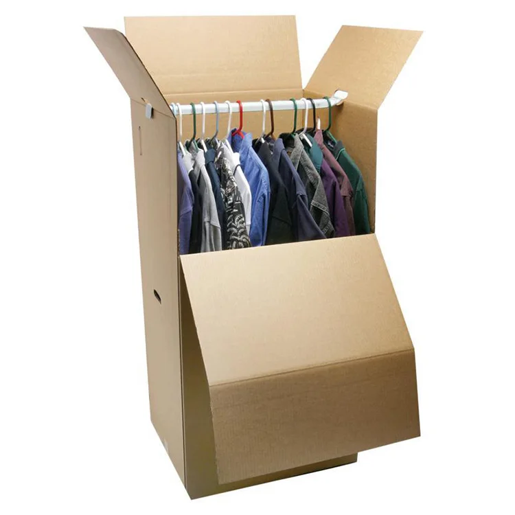 World best selling products economic custom sturdy corrugated wardrobe box folding box