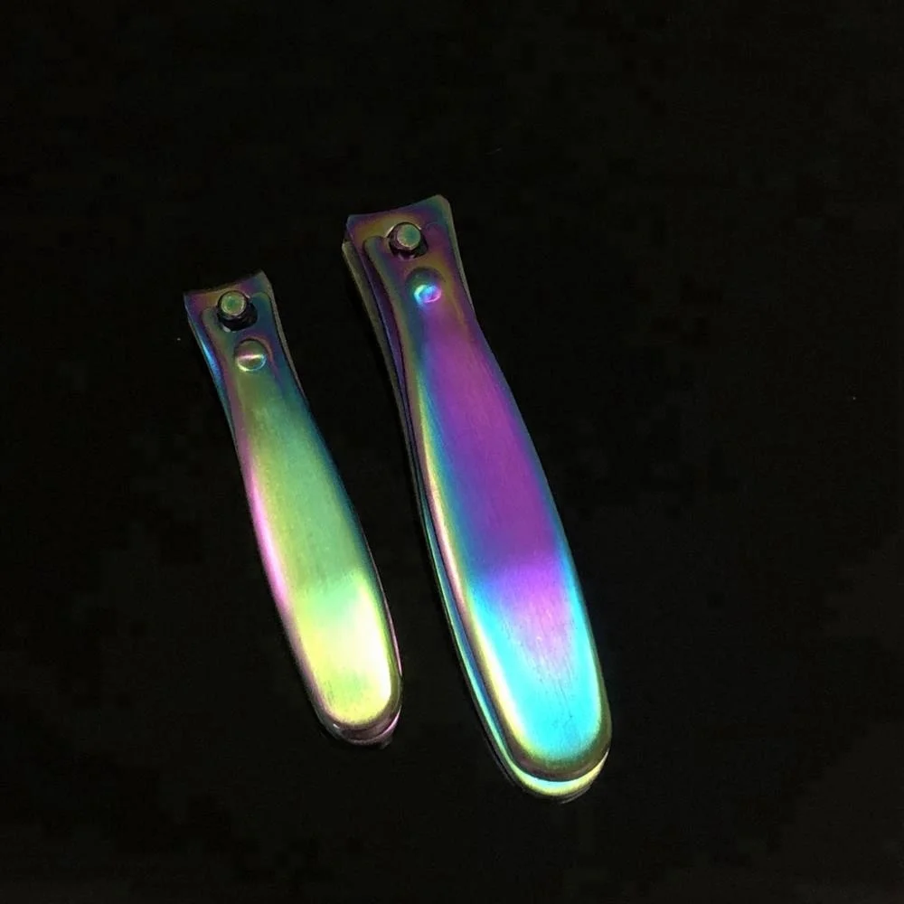 Stainless steel rose gold curved wide jaw manincure nail care sharpening clippers