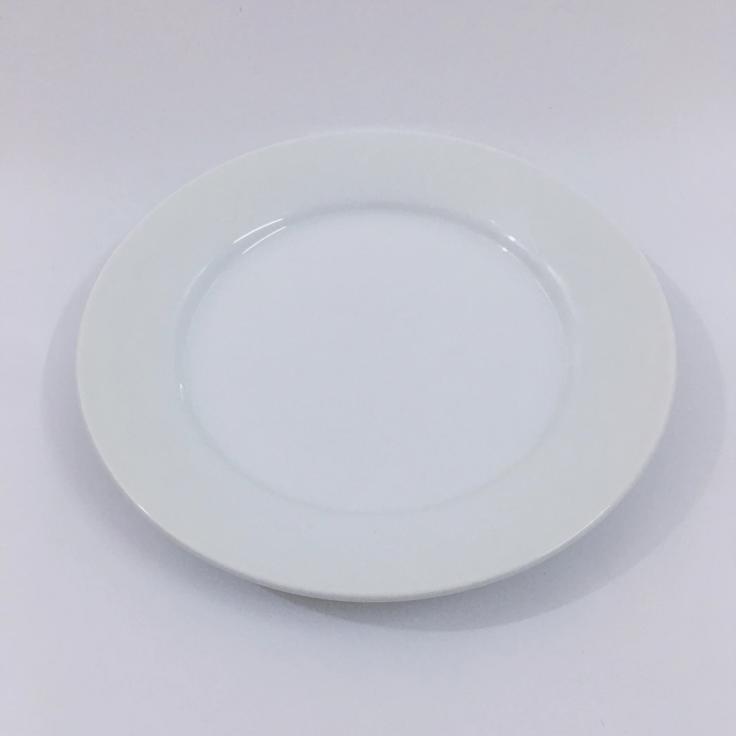 
9 inch China supplier custom printed tableware new products high-end ceramic dinner white plates side dish 