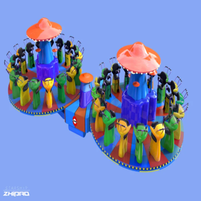 amusement park rides flying saucer flying disco tagada rides from China amusement equipment factory
