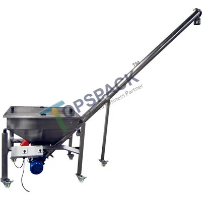 Powder Auger Feeding Machine/Inclined Conveyor/ Vibrating Hopper feeder