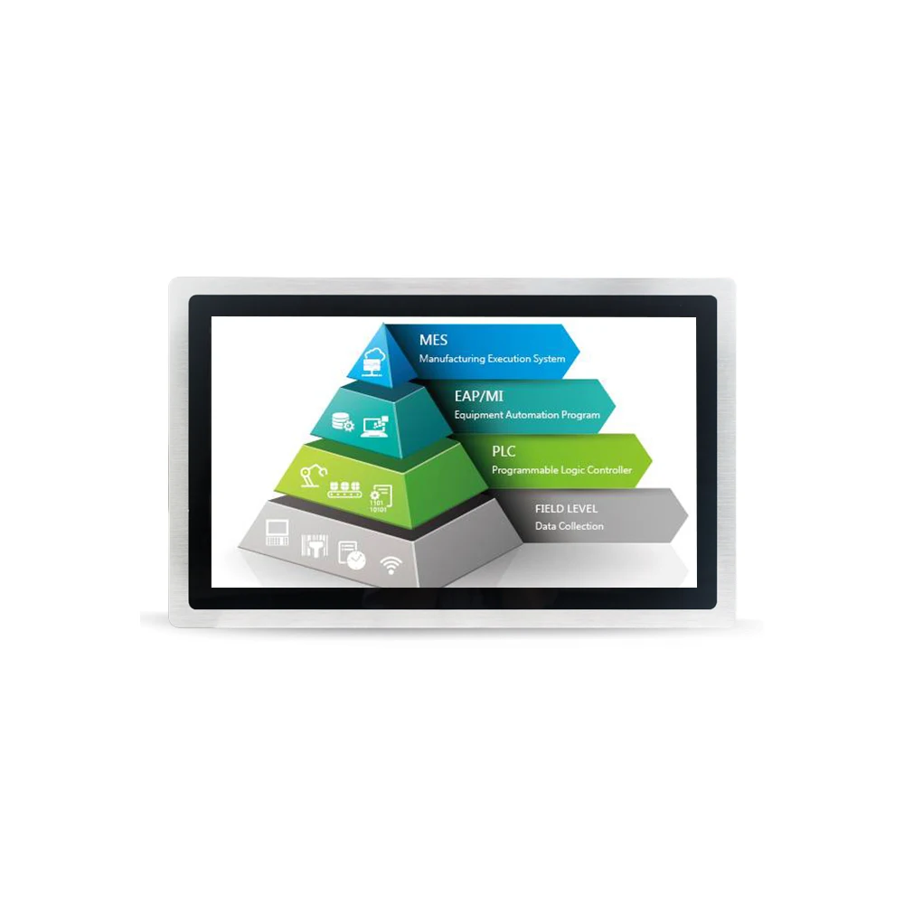 Industrial 7 Inch Built-in True-flat Touch Screen PC Panel for HMI