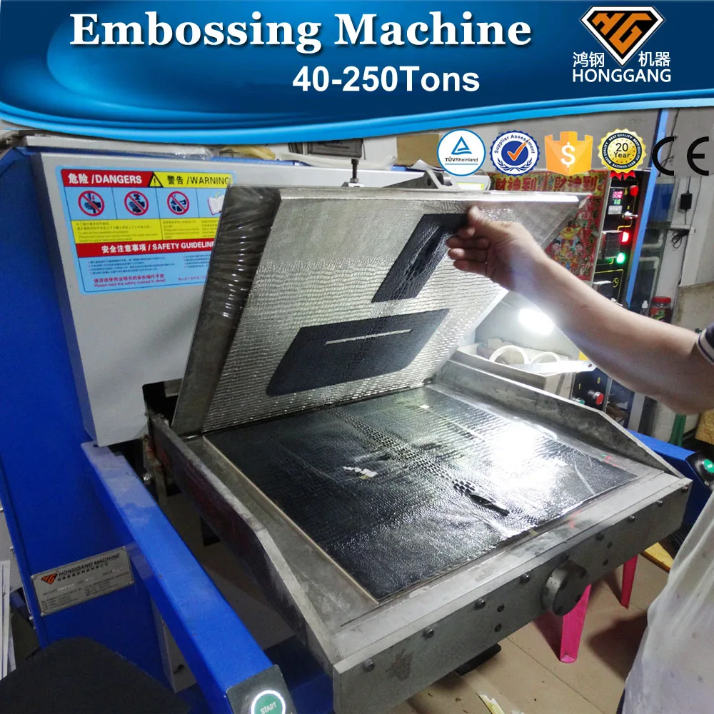 High speed aircraft automatic leather embossing